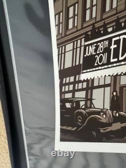 Eddie Vedder Concert Poster by Munk One Chicago Theater Show 2011 Pearl Jam NICE