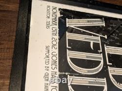 Eddie Vedder Framed Concert Posters (2) Nov 13 15 2012 Dallas Houston Pearl Jam