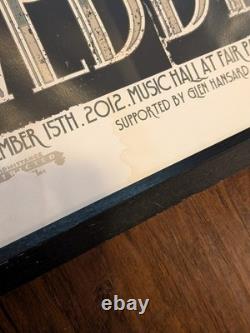 Eddie Vedder Framed Concert Posters (2) Nov 13 15 2012 Dallas Houston Pearl Jam