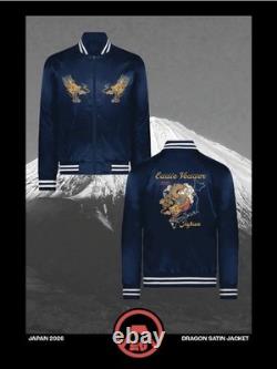 Eddie Vedder Japan Tour SATIN JACKET SIZE 2XL FITS LIKE US XL Pearl Jam SEALED