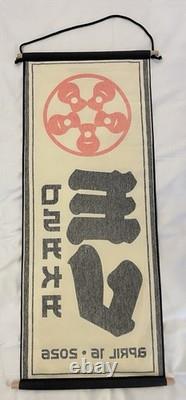Eddie Vedder OSAKA JAPAN WALL HANGING 35x14 Festival Hall 4/16/2026 Pearl Jam