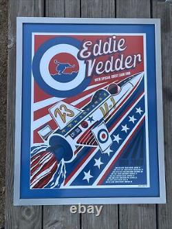 Eddie Vedder Of PEARL JAM POSTER 2009 Solo Tour Poster By Brad Klausen Mint