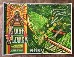 Eddie Vedder Pearl Jam Amsterdam Night 1 Poster Brad Klausen
