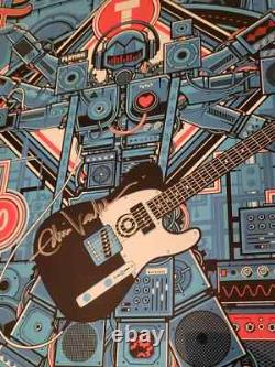 Eddie Vedder Pearl Jam Poster Autographed/Signed #/100 Royal Albert London 2024