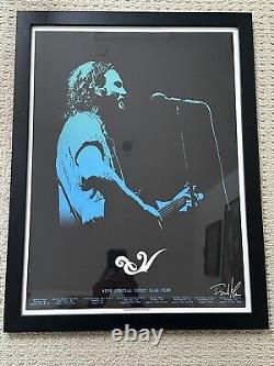 Eddie Vedder Poster 2008 East Coast by Brad Klausen Signed