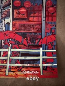 Eddie Vedder Poster-Tokyo 4/20/26-Munk One AP Overcast Variant xx/100