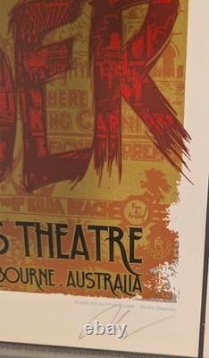 Eddie Vedder Rhys Cooper Melbourne Australia Poster Art Print Pearl Jam