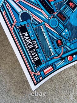 Eddie Vedder Signed Royal Albert Hall 2024 London Concert Tour Poster /100 BAS