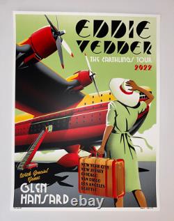 Eddie Vedder The Earthlings 2022 Tour Poster Print AP X/200 Pearl Jam AP Signed