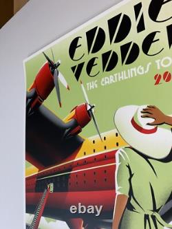 Eddie Vedder The Earthlings 2022 Tour Poster Print AP X/200 Pearl Jam AP Signed