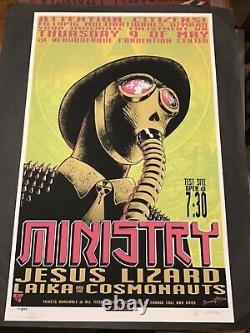 Emek Ministry Poster Albuquerque 1996 2Doodle Tool Sperry Pearl Jam Soundgarden