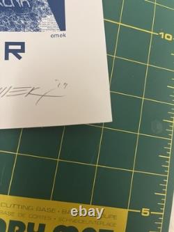 Emek Pearl Jam Live In Two Dimensions UnCut Blue Keyline Variant RARE DOODLE