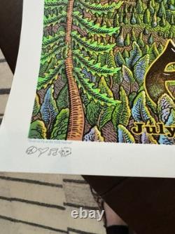 Emek Pearl Jam Telluride Ride Festival 2016 Signed Doodled Concert Poster