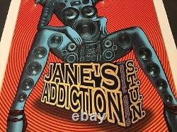 Emek Poster Jane's Addiction Los Angeles 2002 AP Sperry Pearl Jam Chili Peppers