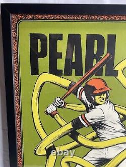 Framed 2018 Pearl Jam Wrigley Field Chicago Print Concert Poster Fairclough