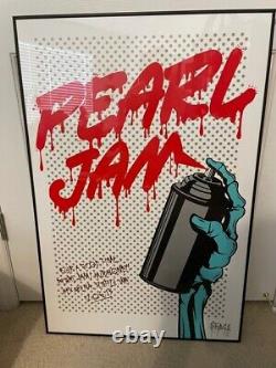 Framed Pearl Jam Poster Seattle 2013
