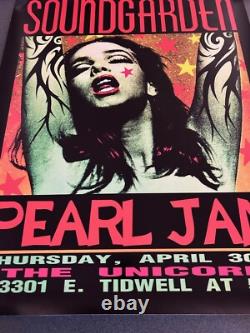 Frank Kozik Green Lady Soundgarden Pearl Jam Gig Poster