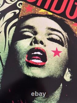 Frank Kozik Green Lady Soundgarden Pearl Jam Gig Poster
