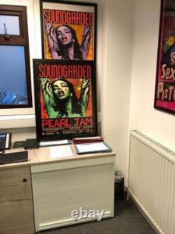 Frank Kozik Green Lady Soundgarden Pearl Jam Gig Poster