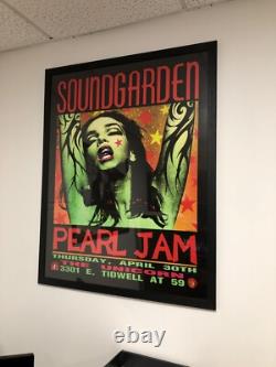 Frank Kozik Green Lady Soundgarden Pearl Jam Gig Poster