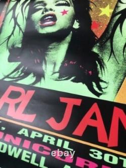 Frank Kozik Green Lady Soundgarden Pearl Jam Gig Poster