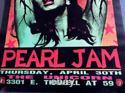 Frank Kozik Green Lady Soundgarden Pearl Jam Gig Poster