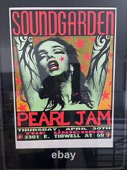 Frank Kozik Soundgarden Pearl Jam The Unicorn Green Lady 1st Edition Poster