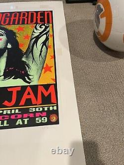 Frank Kozik Soundgarden Pearl Jam The Unicorn Green Lady 1st Edition Poster