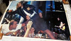 HUGE Vintage Pearl Jam Eddie Vedder Tour Poster 39x55 POSTER RARE HTF