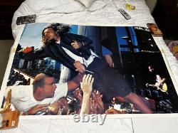 HUGE Vintage Pearl Jam Eddie Vedder Tour Poster 39x55 POSTER RARE HTF