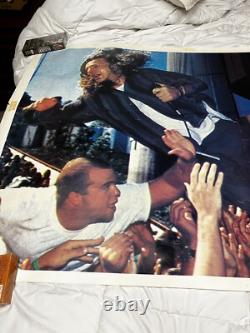 HUGE Vintage Pearl Jam Eddie Vedder Tour Poster 39x55 POSTER RARE HTF