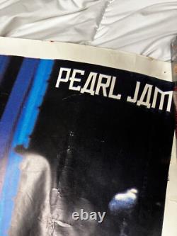 HUGE Vintage Pearl Jam Eddie Vedder Tour Poster 39x55 POSTER RARE HTF