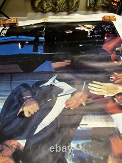 HUGE Vintage Pearl Jam Eddie Vedder Tour Poster 39x55 POSTER RARE HTF