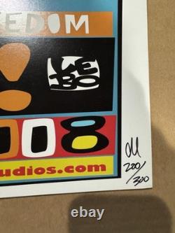 Headcount Wake Up 2008 Poster David LeBatard Phish Dave Matthews Pearl Jam Wilco