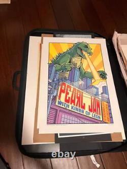Joe Whyte Pearl Jam w Kings of Leon Nov 16 2006 Rod Laver Arena Poster 18x26
