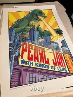 Joe Whyte Pearl Jam w Kings of Leon Nov 16 2006 Rod Laver Arena Poster 18x26