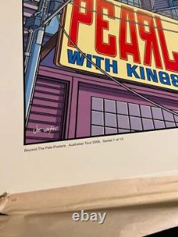 Joe Whyte Pearl Jam w Kings of Leon Nov 16 2006 Rod Laver Arena Poster 18x26
