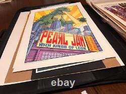 Joe Whyte Pearl Jam w Kings of Leon Nov 16 2006 Rod Laver Arena Poster 18x26