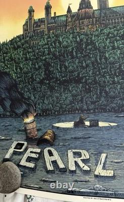 LOT of 2 MINT Pearl Jam 2020 Poster prints Cancel Concert 3/20-22, Ottawa Quebec