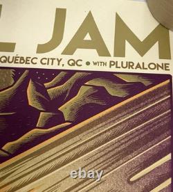 LOT of 2 MINT Pearl Jam 2020 Poster prints Cancel Concert 3/20-22, Ottawa Quebec