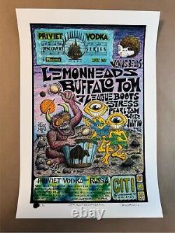 Lemonheads Buffalo Tom Pearl Jam Poster Boston 1991 Joey Mars 2nd Edition S/N