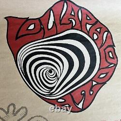 Lollapalooza Poster Original Vintage 1992 24x36 Red Hot Chili Peppers Pearl Jam