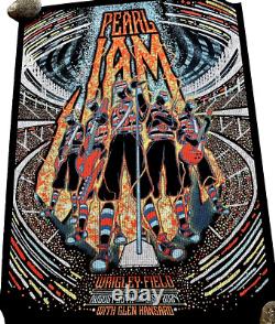 Lot of 3 Pearl Jam 2024 Wrigley Chicago Aug 29/31 posters Klausen, Preece, McAll