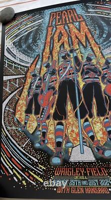 Lot of 3 Pearl Jam 2024 Wrigley Chicago Aug 29/31 posters Klausen, Preece, McAll