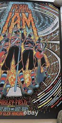 Lot of 3 Pearl Jam 2024 Wrigley Chicago Aug 29/31 posters Klausen, Preece, McAll