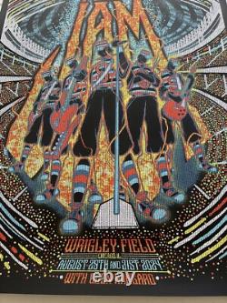 Lot of 3 Pearl Jam 2024 Wrigley Chicago Aug 29/31 posters Klausen, Preece, McAll