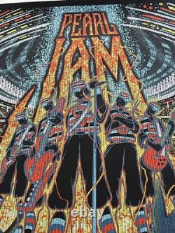 Lot of 3 Pearl Jam 2024 Wrigley Chicago Aug 29/31 posters Klausen, Preece, McAll