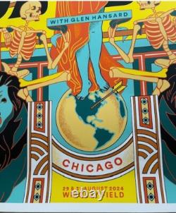 Lot of 3 Pearl Jam 2024 Wrigley Chicago Aug 29/31 posters Klausen, Preece, McAll