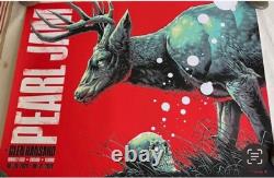 Lot of 3 Pearl Jam 2024 Wrigley Chicago Aug 29/31 posters Klausen, Preece, McAll