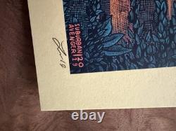 Luke Martin 2019 Solo Show S/N AP Art Print Eddie Vedder Lisbon Pearl Jam Poster